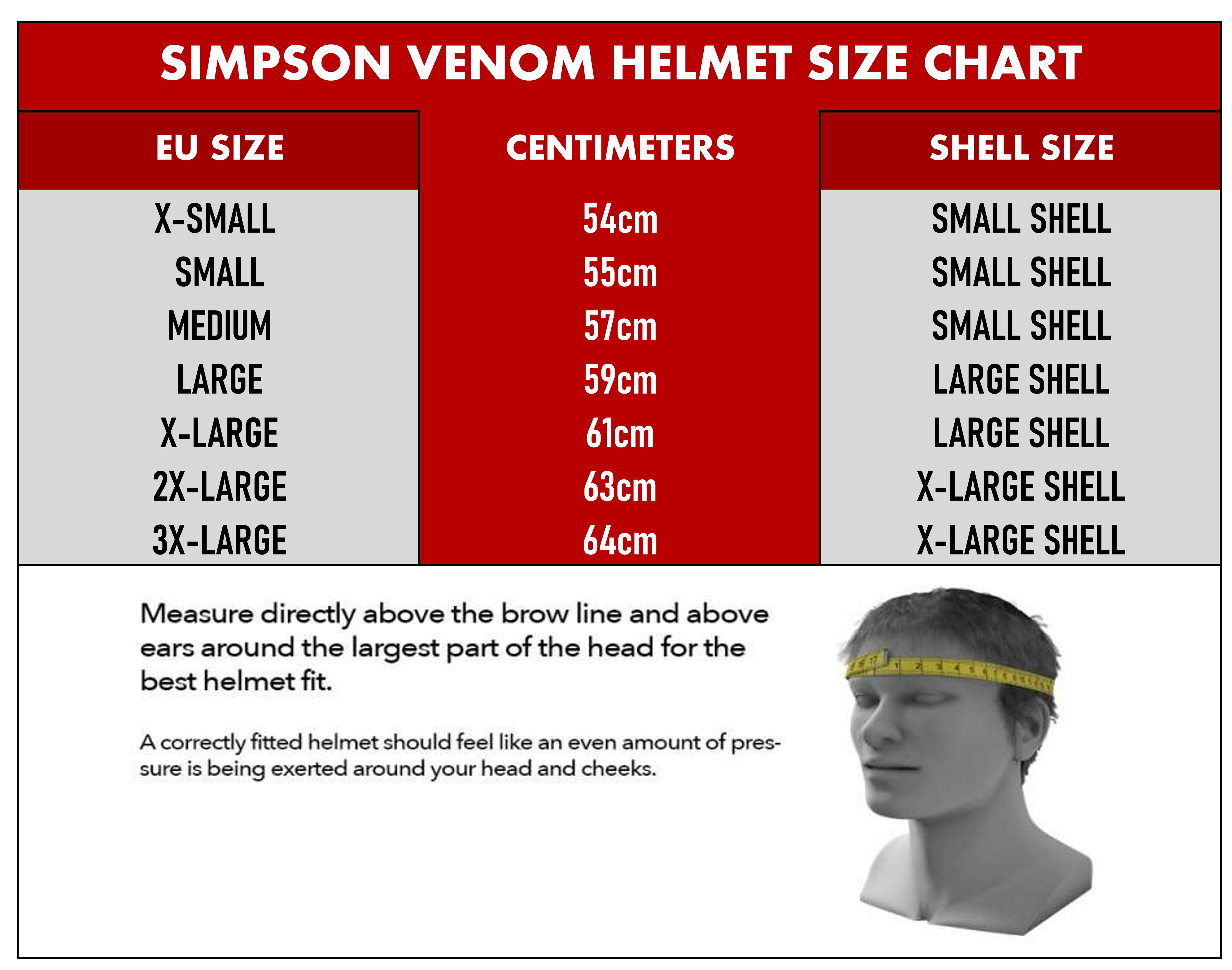 Simpson Venom, Venom Helmet